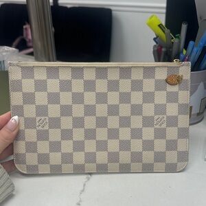 Louis Vuitton Checkered Clutch